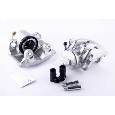 Image of 34111160346, 34111165560 Brake caliper HELLA 8AN 355 788 981 Grey Cast Iron without holder BMW: Z3 Roadster, 3 Compact, Saloon