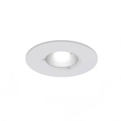 Image of Ansell Edge Fire Rated GU10 downlight Matt White IP65
