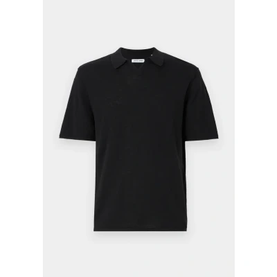 Image of Jack &amp; Jones Jjkane Split NECK Polo shirt, Men&#039;s, Size: Medium, Black