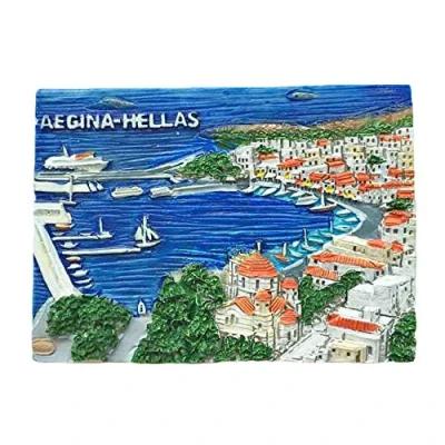 Image of 3D Aegina Greece Refrigerator Magnet Tourist Souvenirs Stickers,Home &amp; Kitchen Decoration Fridge from China