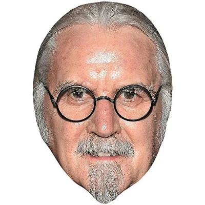 Image of Billy Connolly (Hair Up) Celebrity Mask, Flat Card Face, Fancy Dress Mask