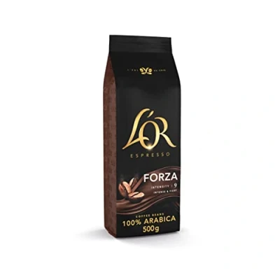 Image of L&#039;OR Espresso Forza Coffee Beans 500g Intensity 9