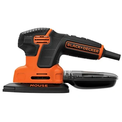 Image of Black and Decker b/dka2000 KA2000GB Mouse Sander with Three Mesh Sheets, 120 W, Orange, 240 V, One Size