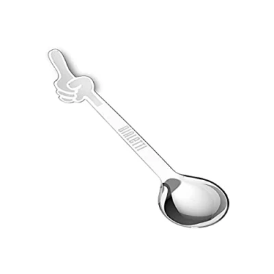 Image of Bialetti Set of 4 Spoons OMINO Coffee Spoons, Metal, Multicoloured, Single
