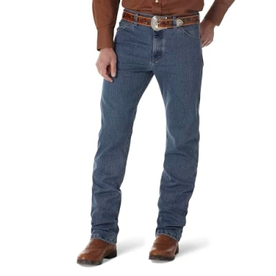 Image of Wrangler Men&#039;s Premium Performance Cowboy Cut Regular Jean, Mid Tint, 30W x 32L