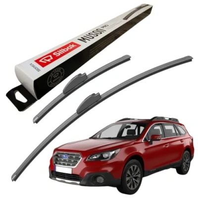 Image of Silbak Windscreen Wipers, for SUBARU OUTBACK (2015 ONWARDS) Wiper Blades, 650mm/400mm
