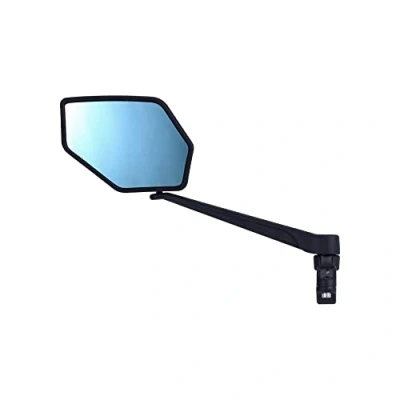 Image of BBB Cycling Left Bicycle Mirror Multi Adjustable Mounting System For On The Handlebar Anti Glare Coating E Bike Certified Available In And Right view Clamp Mount BBM 02