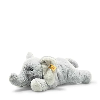 Image of Steiff 064074 Soft Cuddly Friends Elna elephant, light, Gray Violet, 28 cm