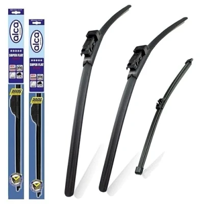 Image of alca Germany Set of 3 Windscreen Wiper Blades Super Flat Front Rear 19&quot;20&quot;PT11&quot;W Fits Mini Paceman 2013 onwards ASF1920PT11W