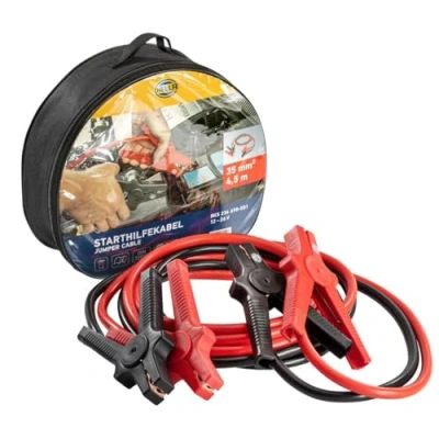 Image of HELLA 8KS 236 690 001 Jumper Cables 12/24V 480A Cable: 4.5m without overvoltage protection