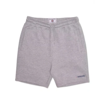 Image of Lambretta Mens Fleece Shorts Grey Marl XXL