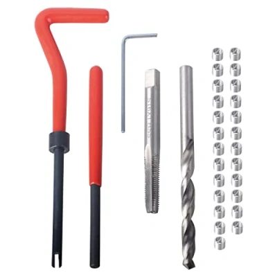 Image of DAYUAN Thread Repair Kit M5x0.8mm Helicoil Restoring Tools Wire Insert Compatible Hand Tool Set for Auto Repairing
