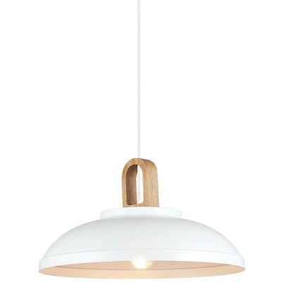 Image of Danito Modern Hanging Pendant White 1 Light , E27 Italux