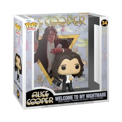Image of Funko Pop! Albums: Alice Cooper WTMN Music Collectable Vinyl Figure Gift Idea Official Merchandise Toys for Kids &amp; Adults Fans Model Collectors and Display