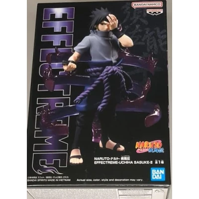 Image of BANPRESTO NARUTO SHIPPUDEN Uchiha Sasuke Figurine Effectreme 15cm