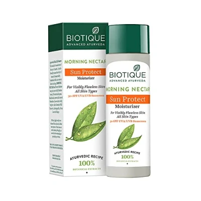 Image of Biotique Morning Nectar Lightening and Nourishing Lotion SPF 30 UVA/UVB