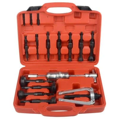 Image of DAYUAN Blind Hole Collet Bearing Puller Set,16 pcs Inner Race and Seal Extractor Kit Slide Hammer Pilot Insert Removal Tool