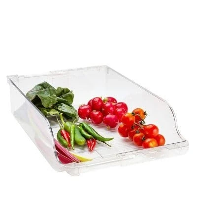 Image of Lakeland Extendable PET Transparrent Clear Fridge Storage Tray