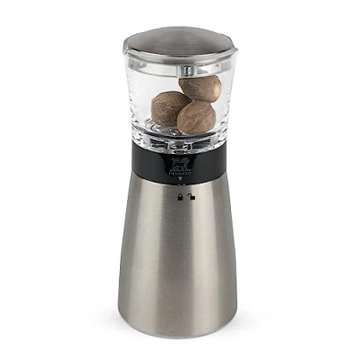 Image of Peugeot Daman Nutmeg Manual Mill Acrylic and Stainless Steel, 15 cm