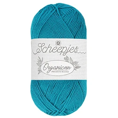 Image of Scheepjes Organicon 263 Deep Azure Yarn 1x50g
