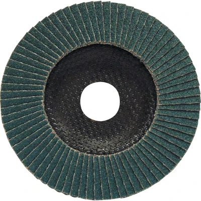 Image of York 180 X 22MM Flap Disc Conical Zirconium Fibre Backed P80