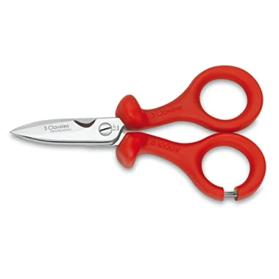 Image of 3 Claveles 163 Electrician scissors 5.5 &quot;Protective