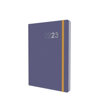 Image of Collins Legacy A6 Week to View Mid Year Academic 2022 23 Diary Purple (CL63M.55 2223) Student Journal Planner with diary, notes and timetables