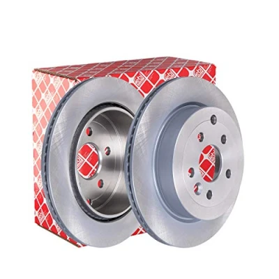 Image of LR001019 Brake disc FEBI BILSTEIN 43821 Rear Axle 302,2mm 20mm 5 Hole 108mm internally vented Coated LAND ROVER: Freelander 2 Off Road