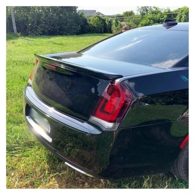 Image of Spoiler For Chrysler 300 300C 300S 2011 2012 2013 2014 2015 2016 2017 2018 ABS Rear Trunk Lid Wing Car Tail Wing(Gloss black)