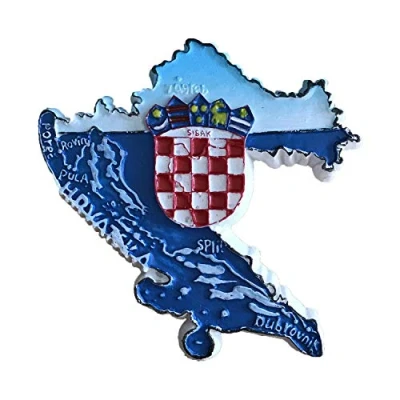 Image of Croatia 3D Map Refrigerator Magnet Travel Sticker Souvenirs,Home &amp; Kitchen Decoration Fridge from China