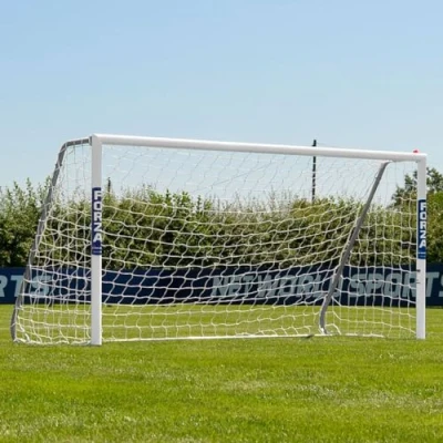 Image of FORZA Alu60 Aluminium Football Goals [11 Size Options] Premium Goal Posts Used by Professional Clubs Freestanding &amp; Fold Away (8ft x 4ft, Single)