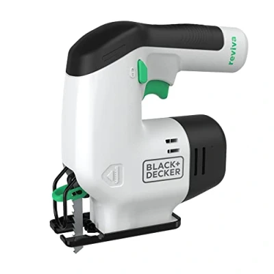 Image of BLACK+DECKER reviva 12V MAX Jig Saw, Cordless, Ideal for Wood, Metal, or Plastic (REVCJS12C)