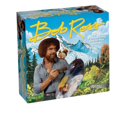 Image of Bob Ross Desk Calendar 2026