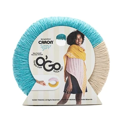 Image of Caron Simply Soft O&#039;Go 141g Blue Mint Sand