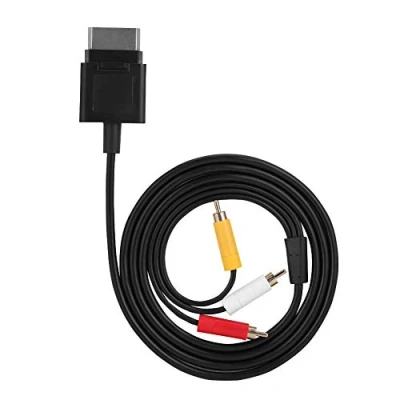 Image of Vbestlife 1.8M AV Cable Component ABS TV Lead Cord Audio Video Fit for XBOX 360 Slim