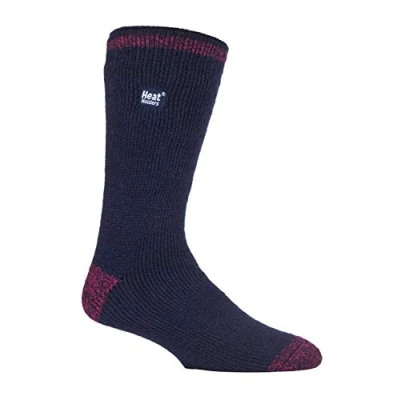 Image of HEAT HOLDERS Mens New Patterned Warm Winter Striped Twist Thermal Socks in 10 colours, size 6 11 UK 39 45 Eur (Stamford)