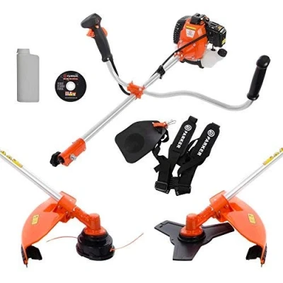 Image of 52cc Petrol Garden Brush Cutter, Grass Line Trimmer
