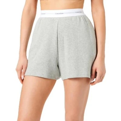 Image of Calvin Klein Women’s Pyjama Shorts, Grey (Grey Heather), M