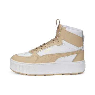 Image of Puma RBD GAME Unisex Trainers, Size: 6.5, White/white team gold Leather and textile