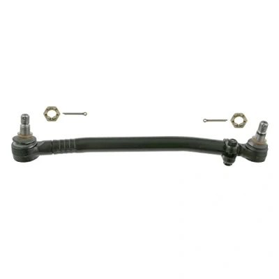 Image of 6704602805, 6704602905, A6704602805, A6704602905 Centre Rod Assembly FEBI BILSTEIN 23892 Push with castellated nut and split pins BMTS Turbo NEW