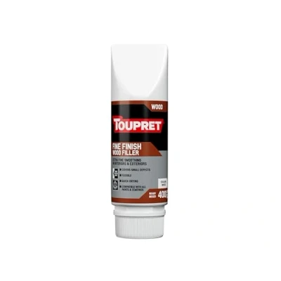 Image of Toupret 400g Fine Finish White Wood Filler (Tube)