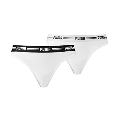 Image of PUMA Women&#039;s STRING, White/White, S (pack of 2)