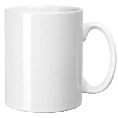 Image of SHOWFULL Large Coffee Mug, 22 OZ Mugs, 650ml Smooth Ceramic Tea Cups, Big Capacity and Handle, for Office, Home, White