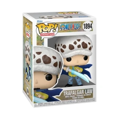 Image of Funko POP! Animation: OP Trafalgar D. Water Law With Blue Anesthesia One Piece Collectable Vinyl Figure Gift Idea Official Merchandise Toys for Kids &amp; Adults Anime Fans