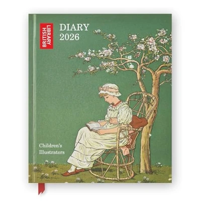 Image of British Library: Children&#039;s Illustrators 2026 Desk Diary Planner Week to View, Illustrated throughout