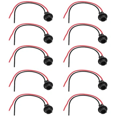 Image of Capless Bulb Holder T10 Car Fog Light Assemblies, Lamp Socket Connector Extension Led Wedge Base Adapter