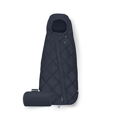 Image of CYBEX Gold Footmuff Snøgga Mini 2, For Baby Car Seats, From Birth to approx. 24 Months, TOG 4, Ocean Blue