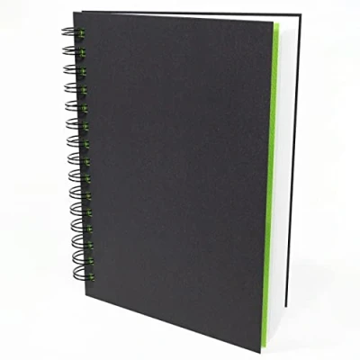 Image of Artgecko Mixed Media Sketch Book A5 Portrait 80 Pages (40 Sheets) 150gsm White Cartridge Paper