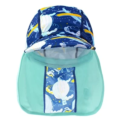 Image of Splash About Baby Kids Legionnaire Sun Hat Up in the Air 3 6 Years