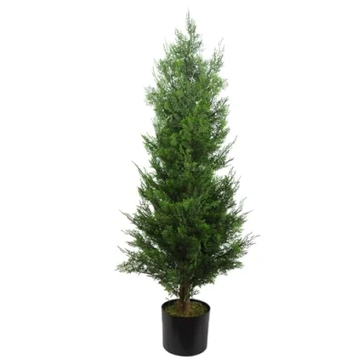 Image of 120cm Artificial Cypress Topiary